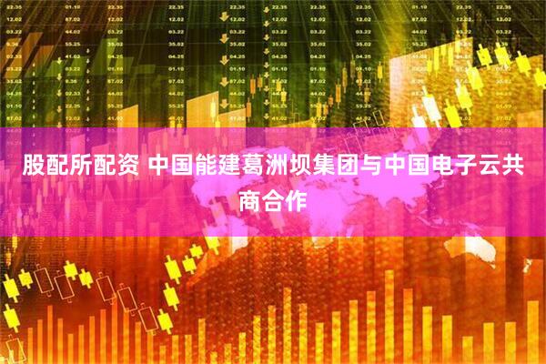 股配所配资 中国能建葛洲坝集团与中国电子云共商合作