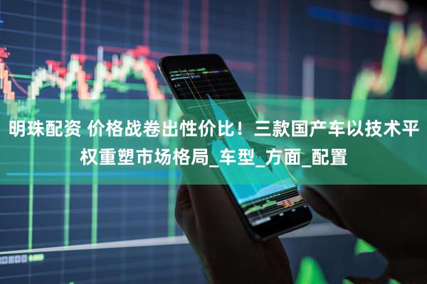 明珠配资 价格战卷出性价比！三款国产车以技术平权重塑市场格局_车型_方面_配置